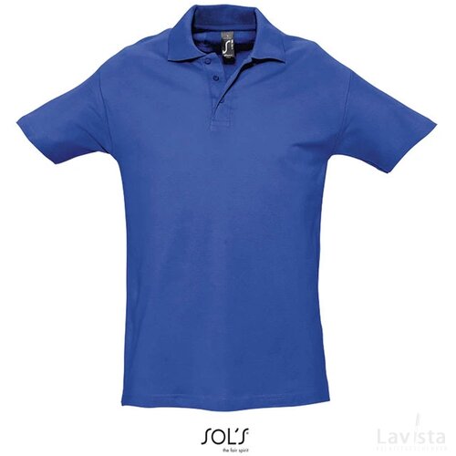 Spring ii heren polo210g Spring ii koningsblauw