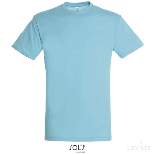 Regent unisex t-shirt 150g Regent atoll blauw