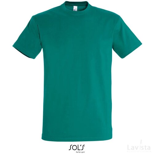 Imperial heren t-shirt 190g Imperial smaragdgroen