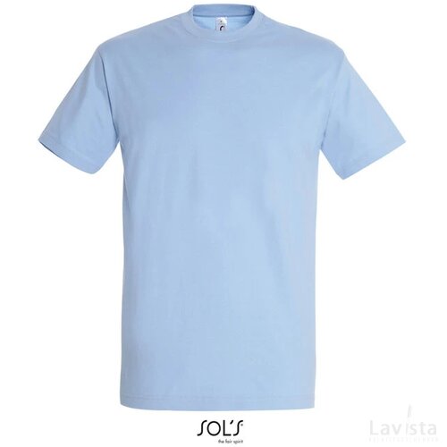 Imperial men t-shirt 190g Imperial hemels blauw