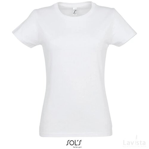 Imperial dames t-shirt 190g Imperial women wit