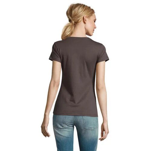 Imperial dames t-shirt 190g Imperial women donker grijs