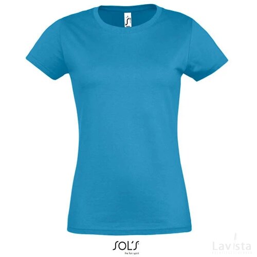 Imperial dames t-shirt 190g Imperial women aqua