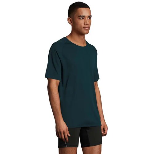 Sportyheren t-shirt 140g Sporty petroleum blauw