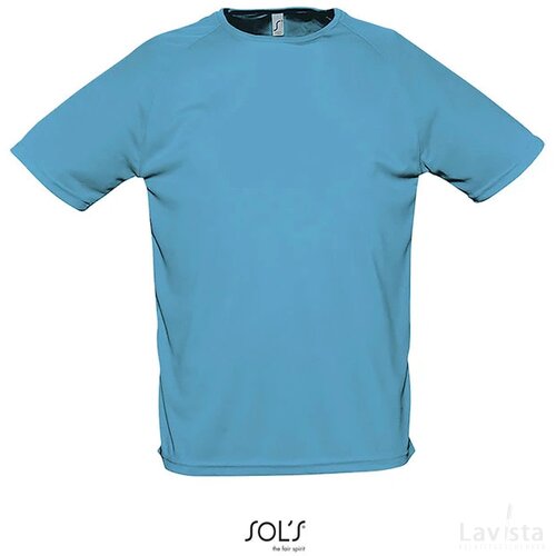 Sportyheren t-shirt 140g Sporty aqua