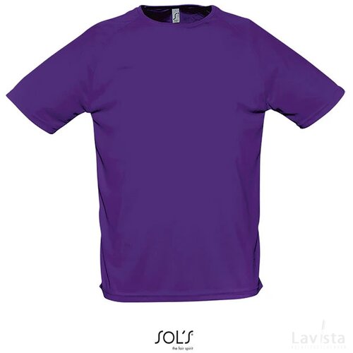 Sportyheren t-shirt 140g Sporty dark purple