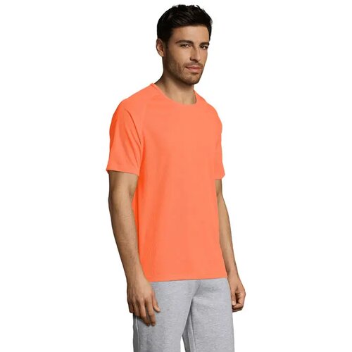 Sportyheren t-shirt 140g Sporty neon oranje