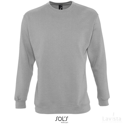New supreme sweater 280g New supreme grijs melange