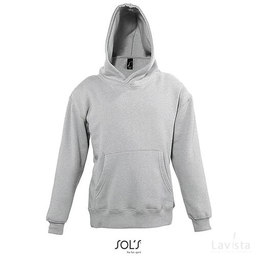 Slam kids hoodie  280g Slam kids grijs melange