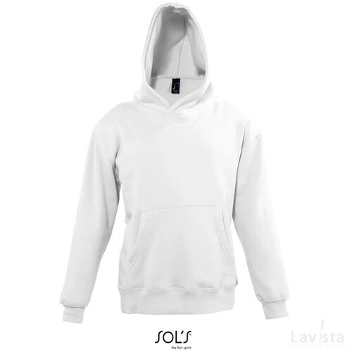 Slam kids hoodie  280g Slam kids wit