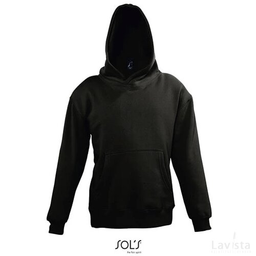 Slam kids hoodie  280g Slam kids zwart
