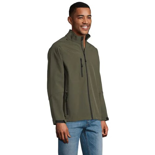 Relax heren shoftshell 340g Relax army