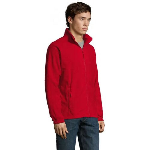 North heren fleece 300g North rood