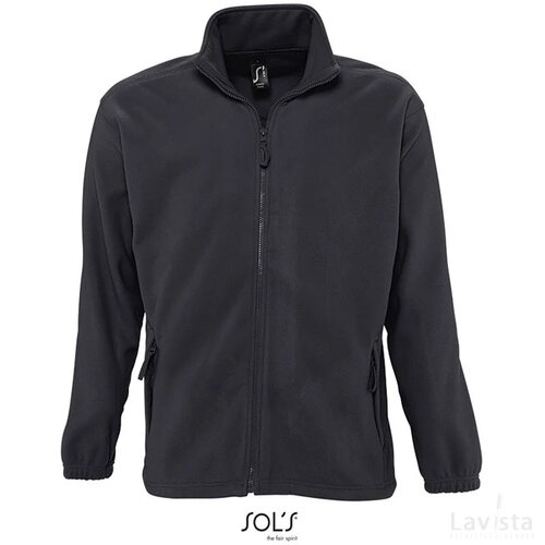 North heren fleece 300g North charcoal grey