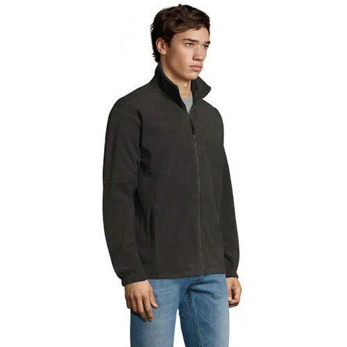 North heren fleece 300g North charcoal grey