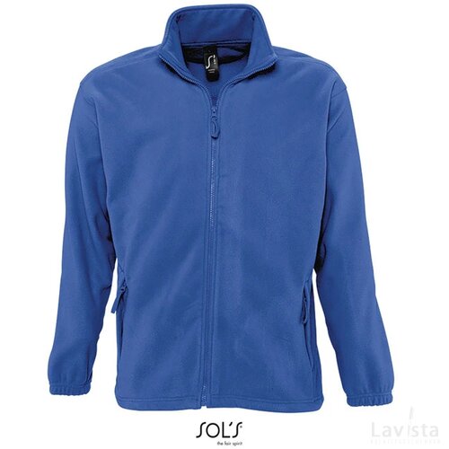 North heren fleece 300g North koningsblauw