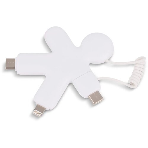 Xoopar Eco Buddy oplaadkabel Wit