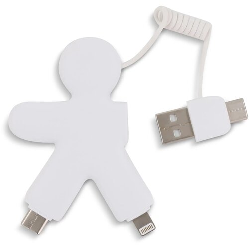 Xoopar Eco Buddy oplaadkabel Wit