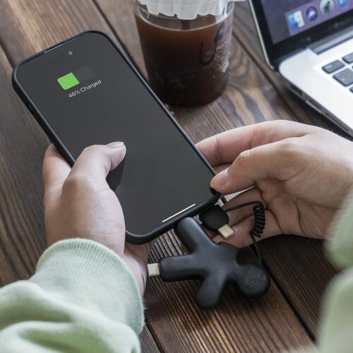 Xoopar Eco Buddy oplaadkabel Zwart