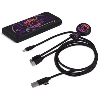 Xoopar Mr. Bio Powerbank en oplaadkabel Zwart Xoopar Mr. Bio Powerbank en oplaadkabel Zwart