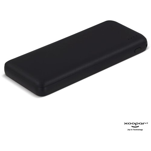 Xoopar Mr. Bio Powerbank en oplaadkabel Zwart