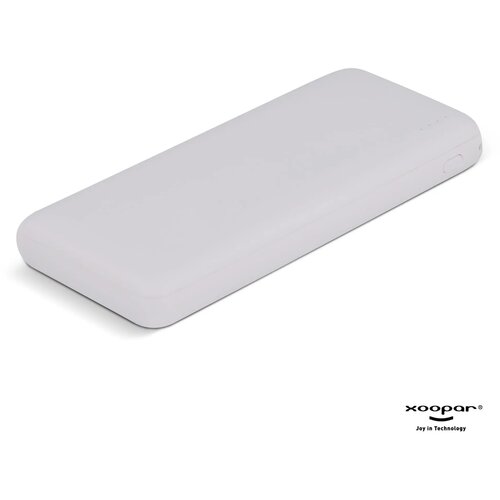 Xoopar Mr. Bio Powerbank en oplaadkabel Wit