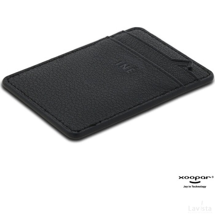 3198 | Xoopar Iné Mini NFC Wallet Recycled Leather zwart