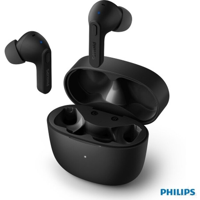 TAT2206 | Philips TWS In-Ear Earbuds With Silicon buds zwart