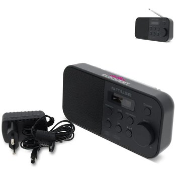 M-109 DB | Muse Portable Radio FM/DAB+ grijs