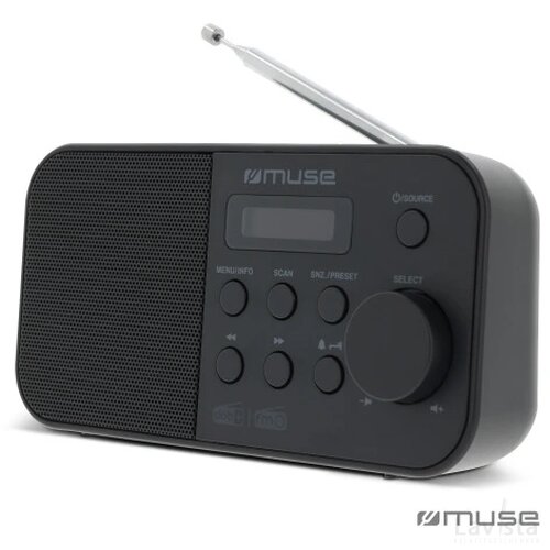 M-109 DB | Muse Portable Radio FM/DAB+ grijs
