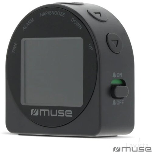 M-09 C | Muse Travel Alarm Clock zwart