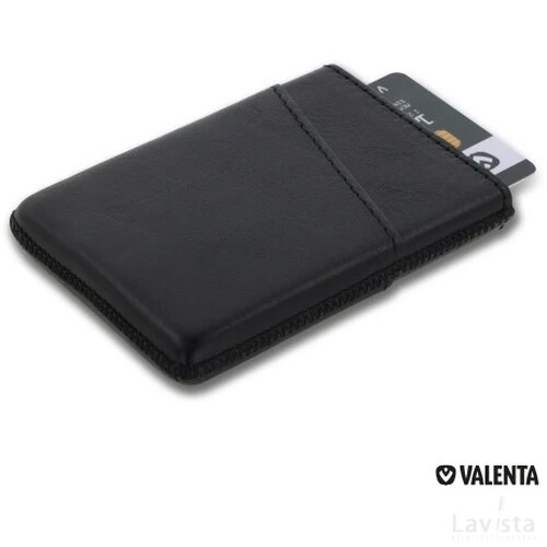 7219 | Valenta Card Case Pocket Duo zwart