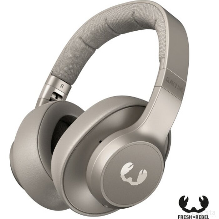 3HP4102 | Fresh 'n Rebel Clam 2 ANC Bluetooth Over-ear Headphones beige