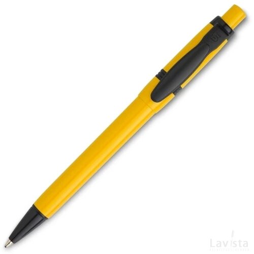 Balpen Olly Extra (Jumbo vulling) geel / zwart
