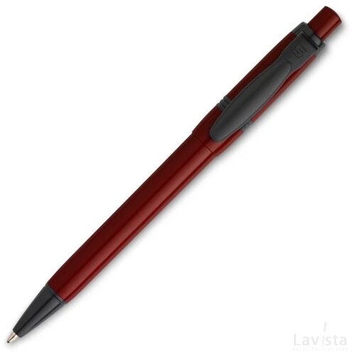 Balpen Olly Extra (Jumbo vulling) donker rood / zwart