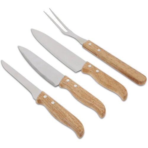 Messenset in geschenkverpakking hout
