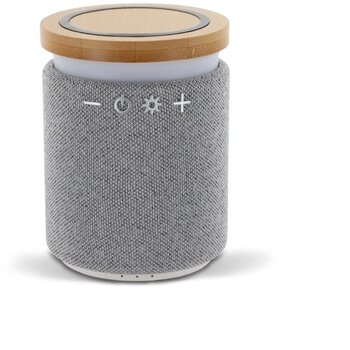 Bamboo wireless speaker grijs