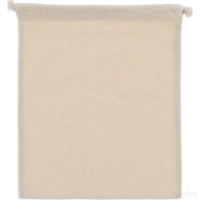 Geschenkbuidel OEKO-TEX® katoen 140g/m² 25x30cm ecru