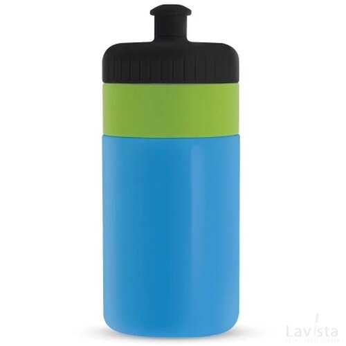 Sportfles met rand 500ml combinatie