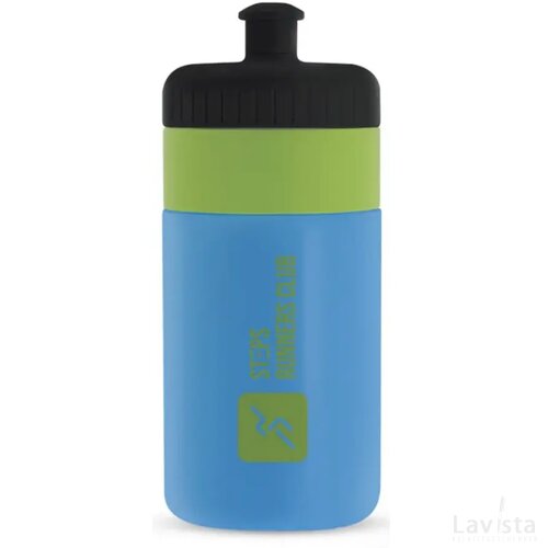 Sportfles met rand 500ml combinatie