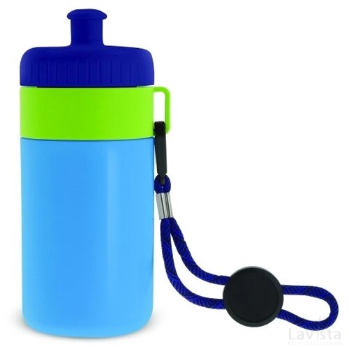 Bidon met rand en koord 500ml combinatie