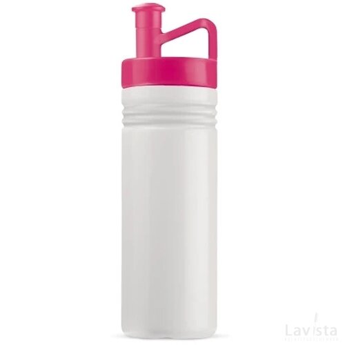 Adventure Bidon 500ml wit / roze