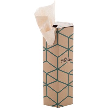 Creasneeze Hex Eco Custom Made Papieren Zakdoekjes Natuurlijk
