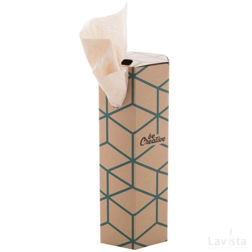 Creasneeze Hex Eco Custom Made Papieren Zakdoekjes Natuurlijk