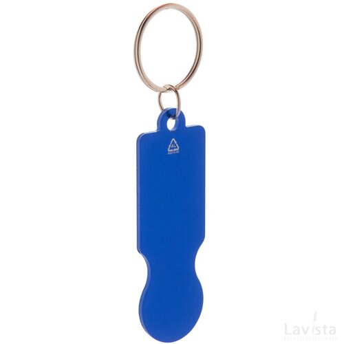 Ralucart Winkelwagenmunt Sleutelhanger Blauw