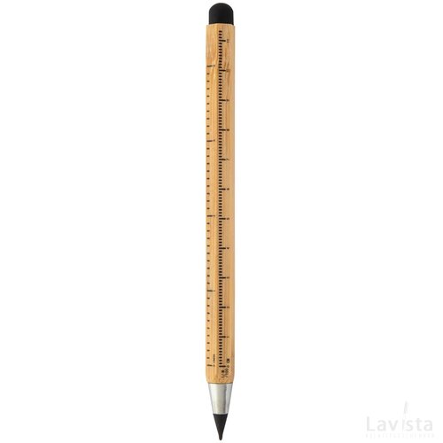 Boloid Inktloze Pen Met Liniaal Natuurlijk