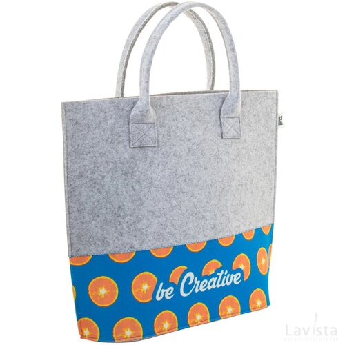 Creafelt Shop C Custom Made Boodschappentas Rpet Grijs