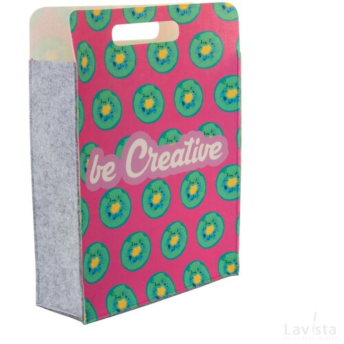 Creafelt Shop D Custom Made Rpet Boodschappentas Grijs