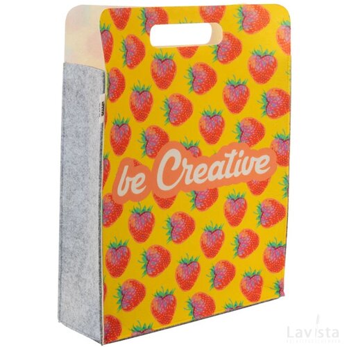 Creafelt Shop D Custom Made Rpet Boodschappentas Grijs