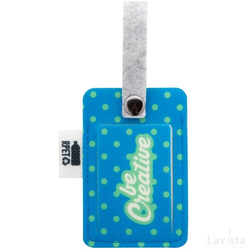 Creafelt Tag Custom Made Rpet Bagagelabel Grijs